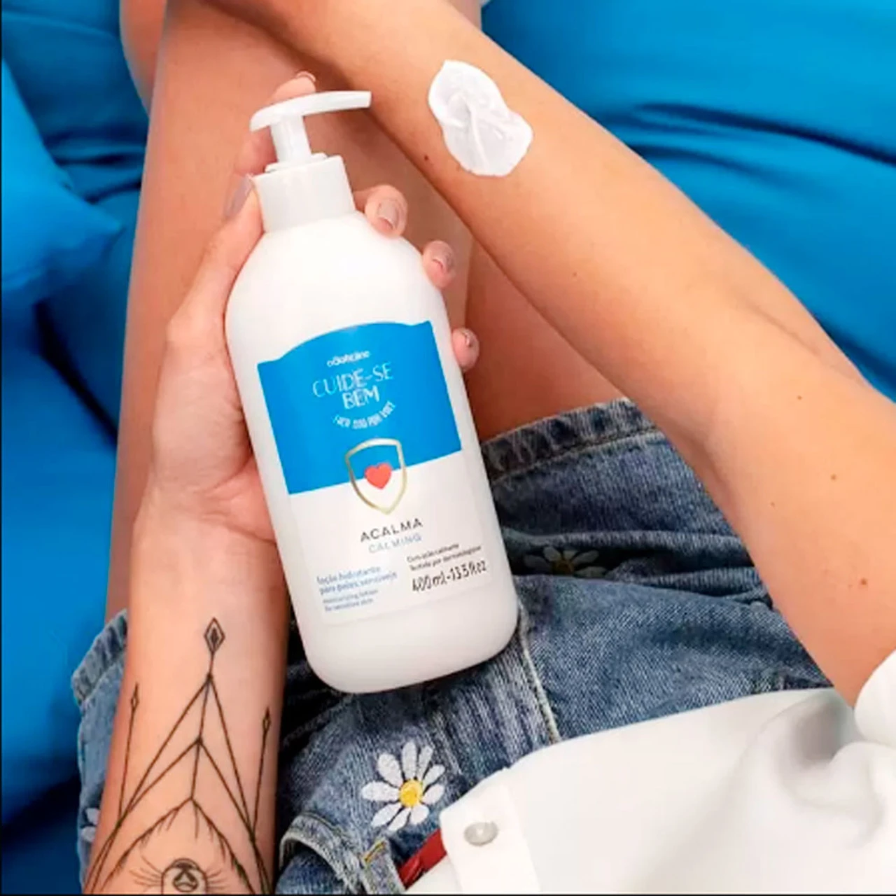 O Boticário Moisturizing Lotion Cuide-se Bem Acalma Loção Hidratante 400ml/13.5fl.oz - Image 2