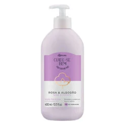 O Boticário Moisturizing Lotion Cuide-se Bem Rosa Algodão Loção Hidratante 400ml/13.5fl.oz