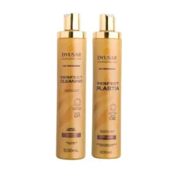 Kit Dyusar Progressive Perfect Cleasing Plastia Professional Use Hair Care 2x500ml/2x16.9fl.oz