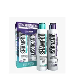 Kit Lisorganic Progressive Semi Definitive Organics Treatment Straight Hair 2x300ml/2x10.1fl.oz