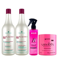 Kit Richée Bioplastica Progressive + Nanobtx Repository + BB Magie Lisse Leave-in
