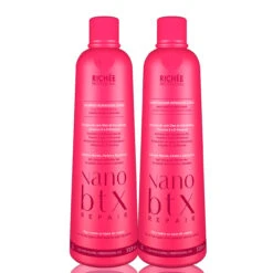 Kit Richée Nanobtx Repair Reparação Diária Shampoo And Conditioner 2x1L/33.8 Fl.oz