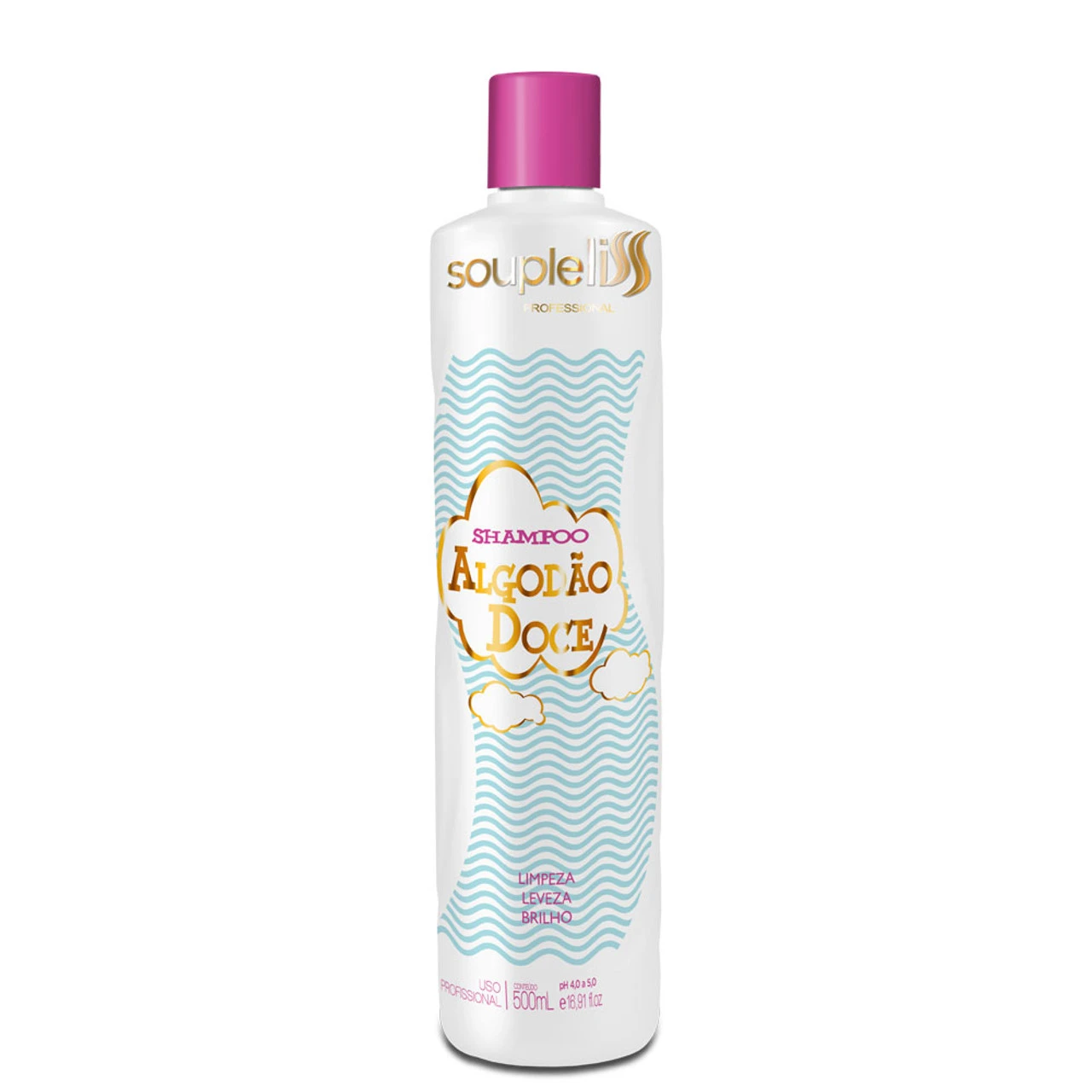 Soupleliss Shampoo Algodão Doce Cotton Candy Nutrition 500ml/16.9fl.oz