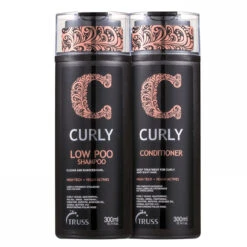 Kit Truss Shampoo Conditioner Curly Low Poo Nutrition Hydration Defines Curls 2x300ml/2x10.1fl.oz
