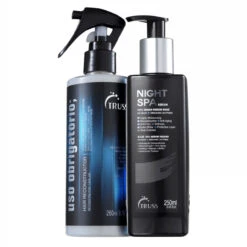 Kit Truss Hair Reconstructor Night Spa Serum Uso Obrigatório Damaged Dry Hair 2 Units
